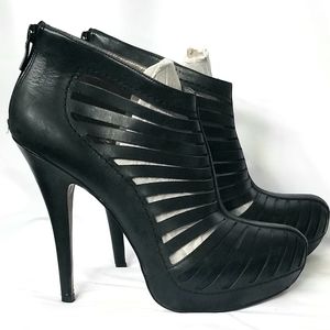 BCBG Caged ankle booties